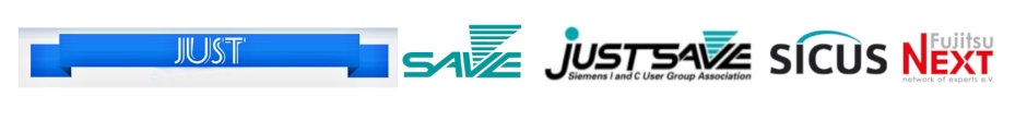 Logos aller Siemens und Fujitsu Anwendervereinigungen