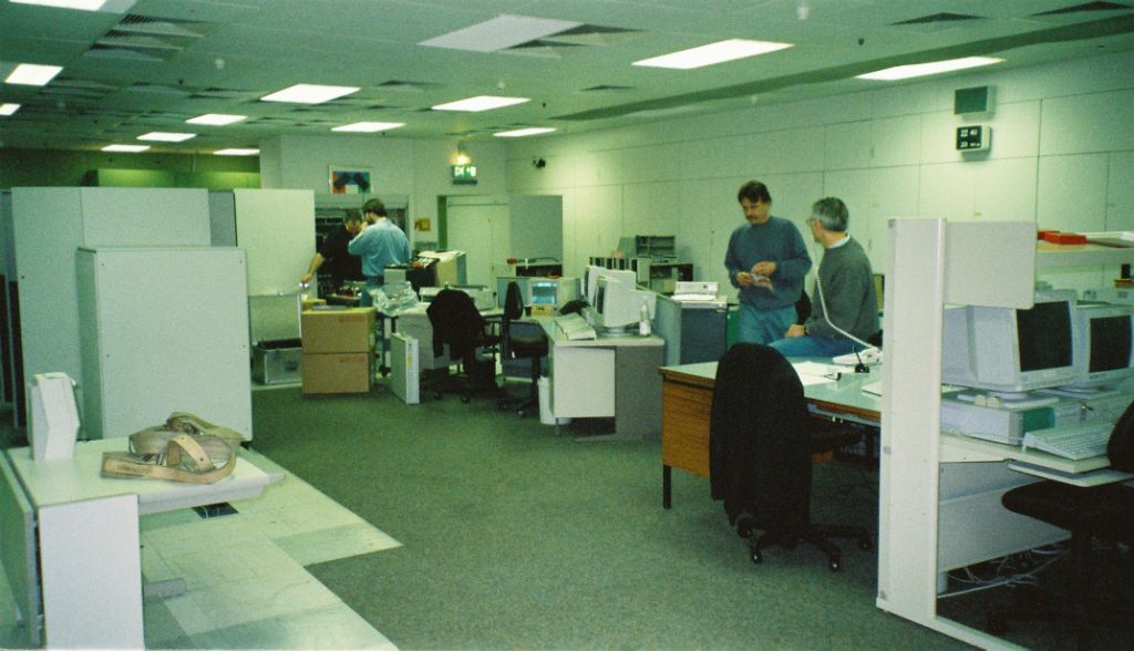 Installation Montage H120 ZVK Wiesbaden 1997