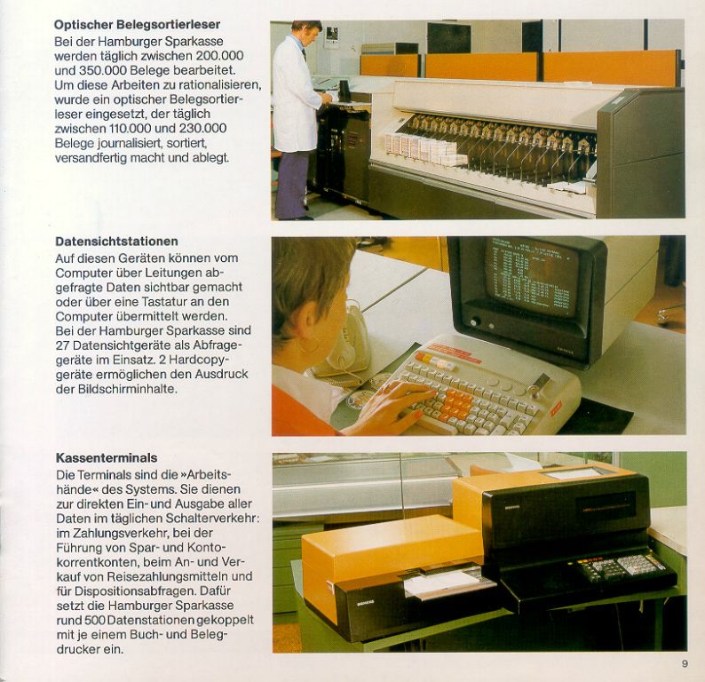 Siemens Hardware bei der Hamburger Sparkasse 