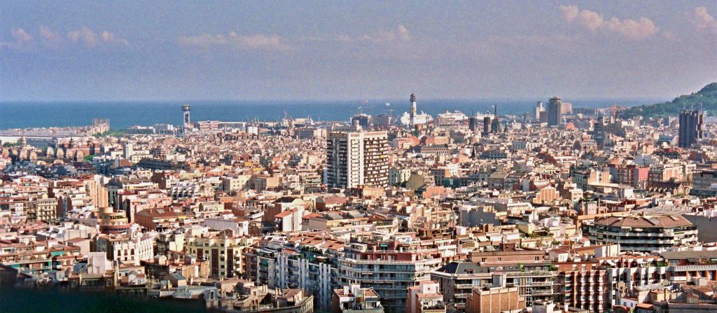 Blick vom Turm Basilika Sagrada Familia